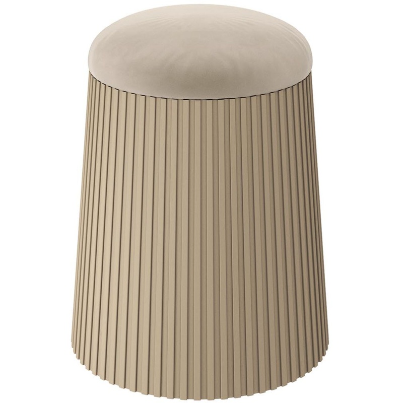 Изображение товара Пуф Sheffilton SHT-B23 капучино (микровелюр, 390х390х485 мм)