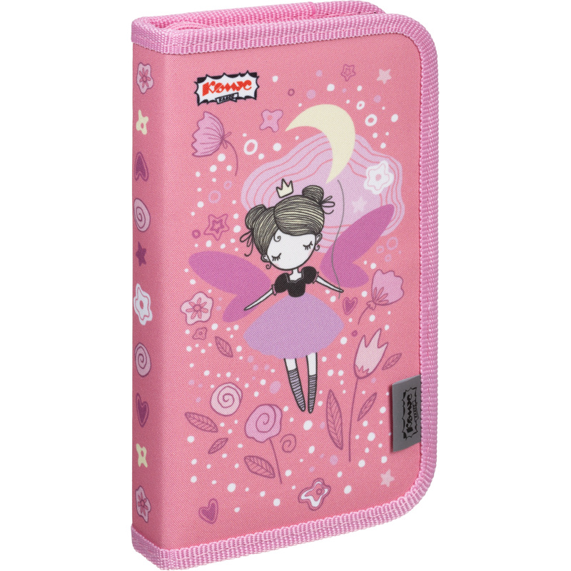 Изображение товара Пенал односекционный Комус Класс Фея розовый для девочек