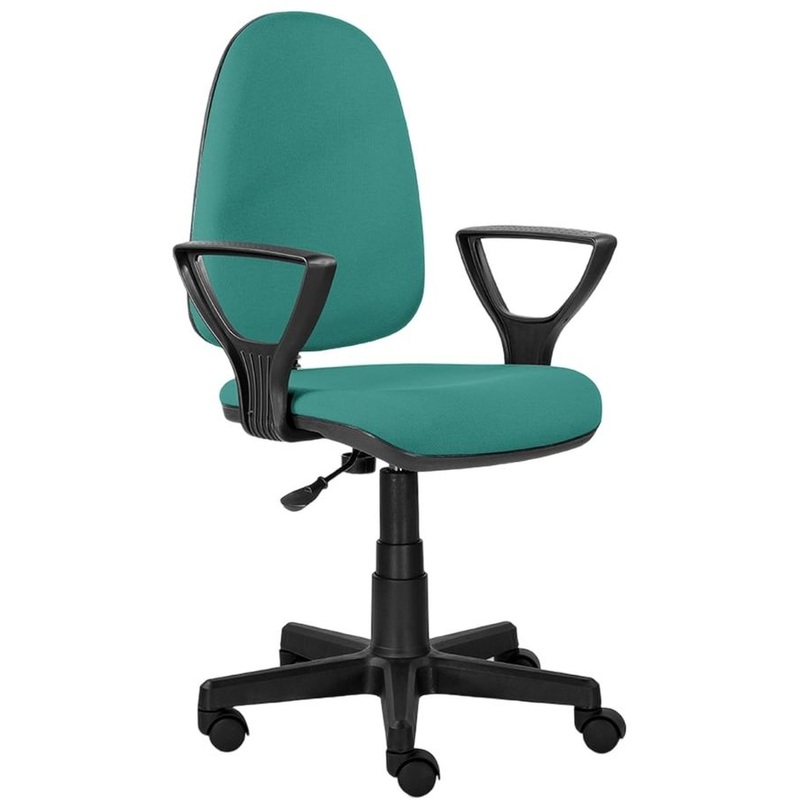 Изображение товара Офисное кресло Prestige O зелёное из ткани с регулировкой высоты и механизмом качания