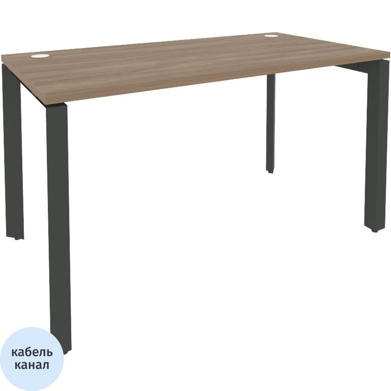 Изображение товара Стол прямой ONIX-П O.MP-SP-3.7 в цвете дуб аризона/антрацит