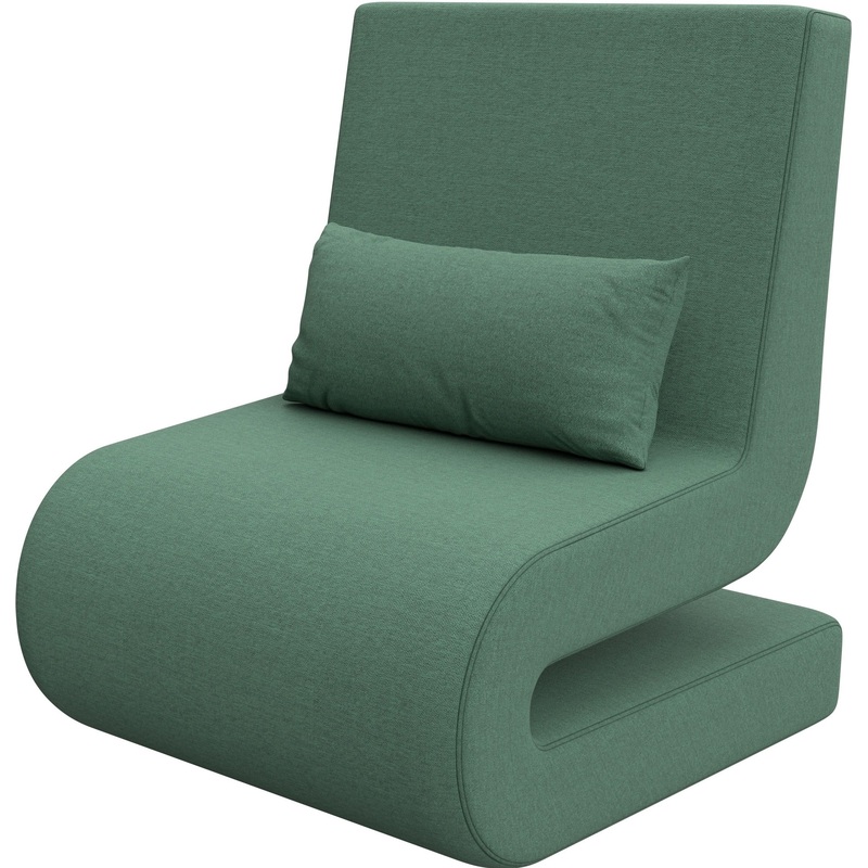 Изображение товара Кресло Комфорт Волна зеленое ткань (2 штуки в упаковке)