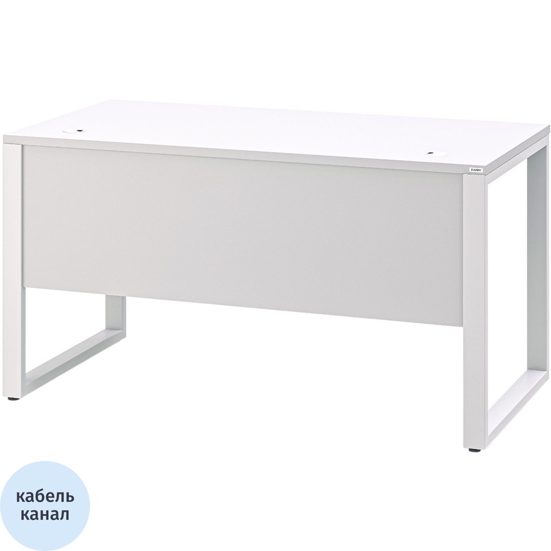 Изображение товара Стол прямой Zamm Зета 10790 белый премиум 1400х700х745 мм