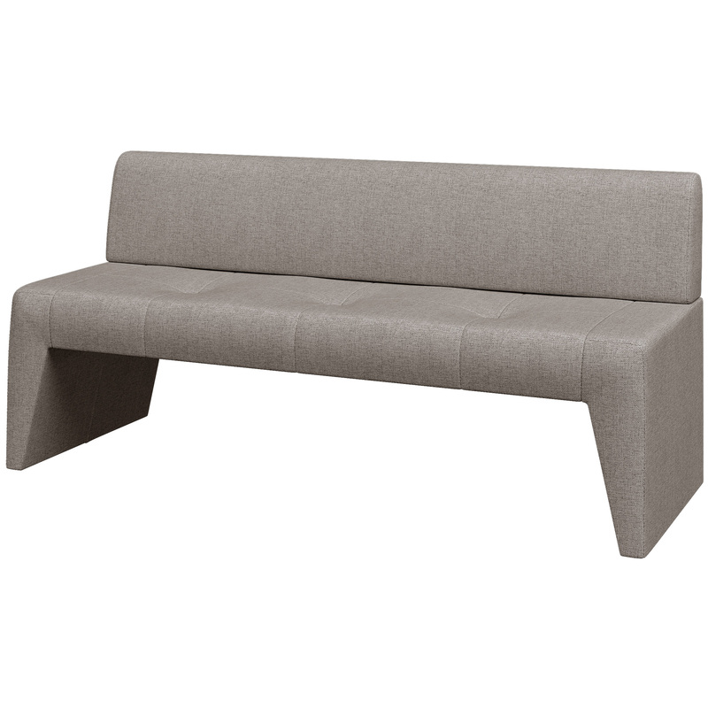 Изображение товара Kit — диван прямой трёхместный, серый, ткань, 1520x570 мм