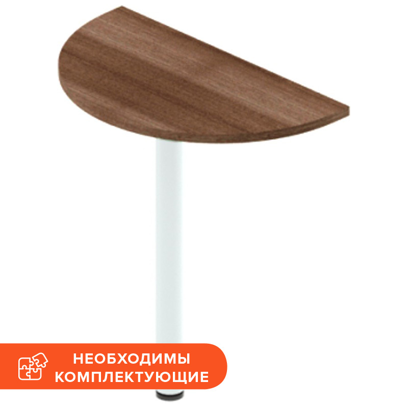 Изображение товара Приставка к столу Агат АО-12 орех палдао 700x400x22 мм с кромкой ПВХ