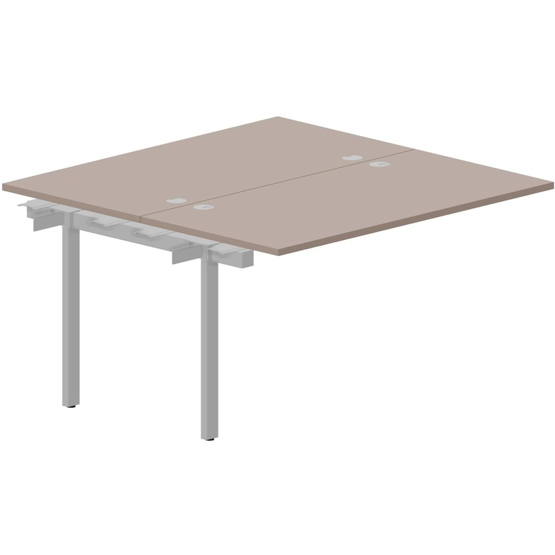 Изображение товара Стол письменный Strike UNN2TPG147TRAL тортора 1380х680х750 мм на 2 рабочих места