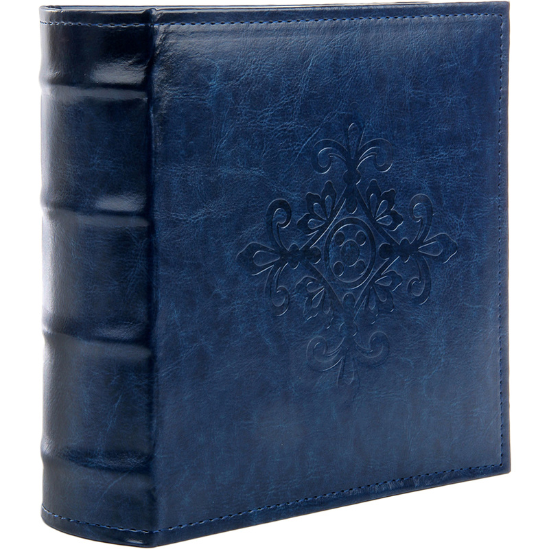 Изображение товара Красочный фотоальбом Veld co с бумажными кармашками с мемо 117409 синий