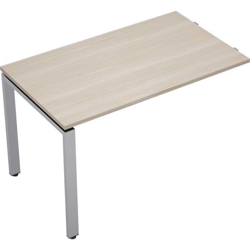 Изображение товара Брифинг-приставка Avance 6МПр.602 шамони светлый алюминий матовый 1200х700х750 мм