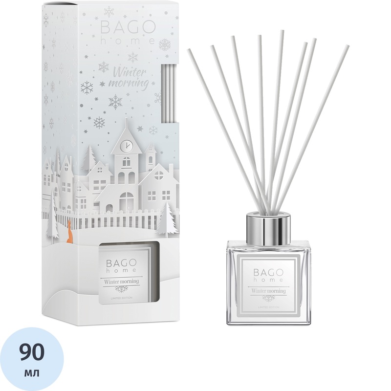 Изображение товара Аромадиффузор Морозное утро Bago home 90 мл зимний аромат для дома