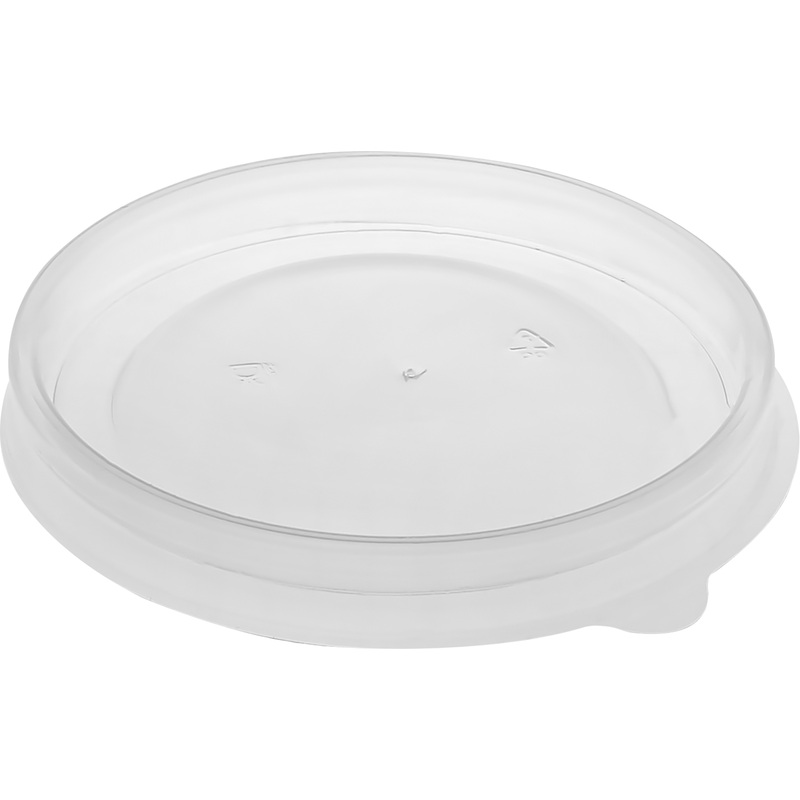 Изображение товара Пластиковая крышка Uni 98 мм прозрачная 400 шт для контейнеров