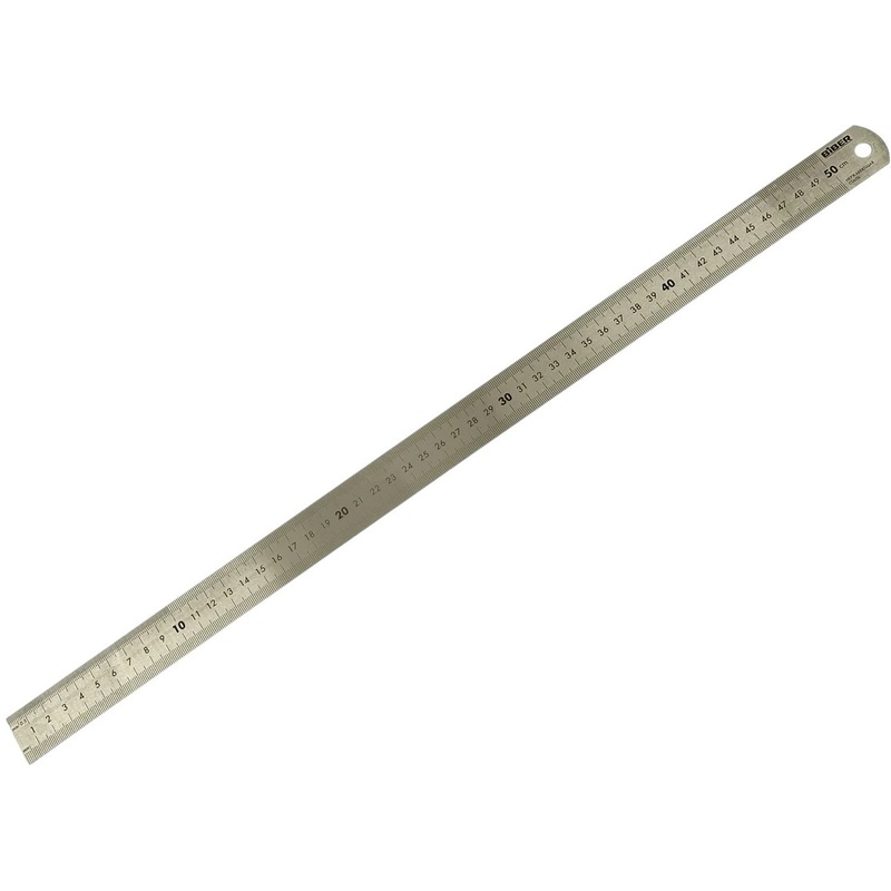 Изображение товара Линейка измерительная Бибер 40164 Сталь 50 см