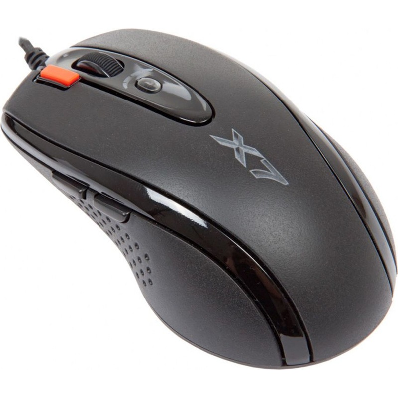 Изображение товара Игровая мышь A4Tech X-710BK черная с проводным подключением