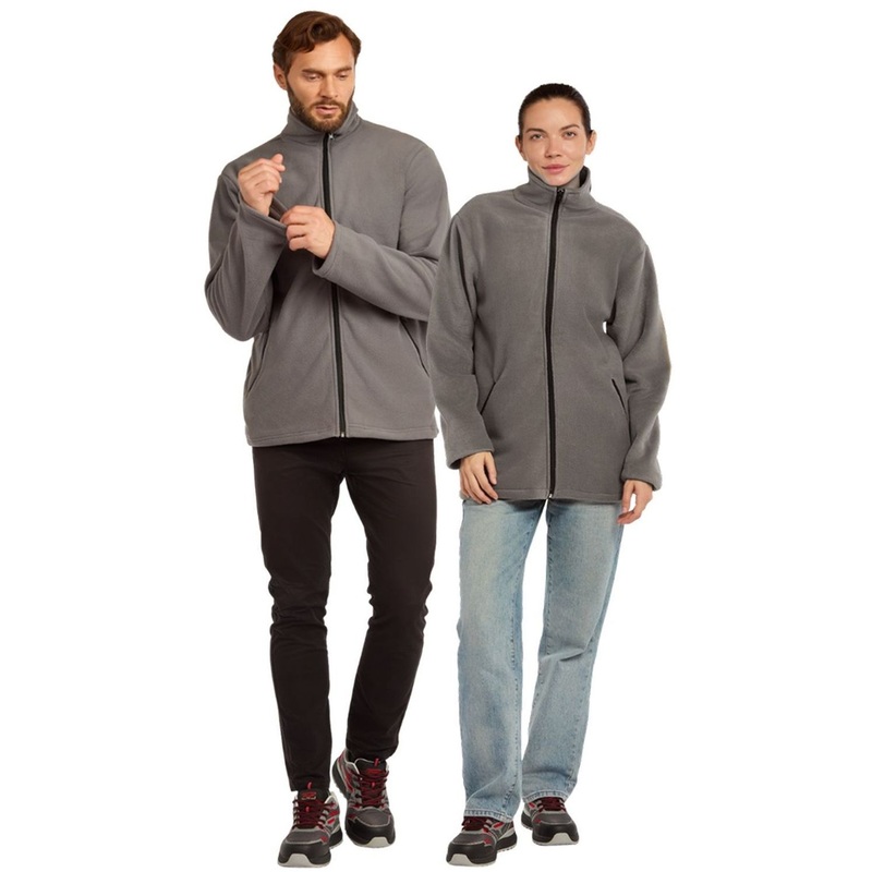 Изображение товара Флисовая толстовка серая XXXL для унисекс