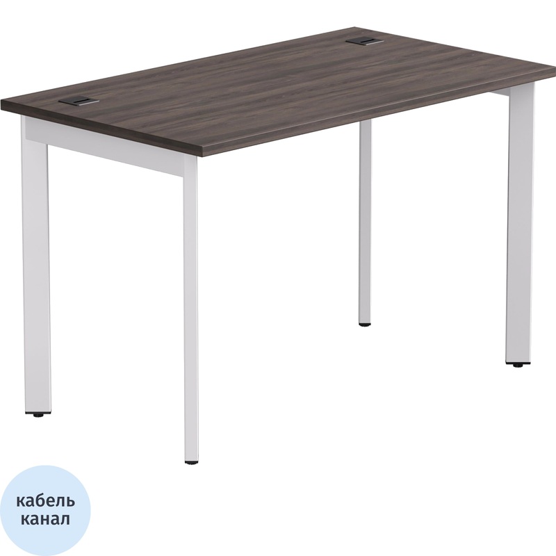 Изображение товара Стол прямой EVO 254S002DK9003 дуб пасадена белый 1180х670х755 мм