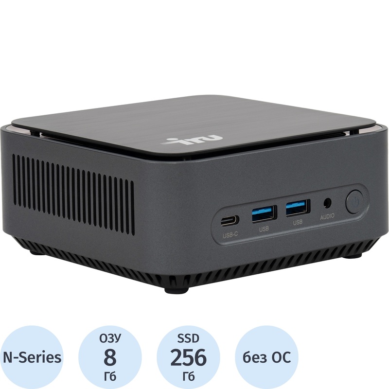 Изображение товара Неттоп iRU Planio 110ALCN N-Series N100/DDR4 8 ГБ/SSD 256 ГБ/без ОС (2163802)