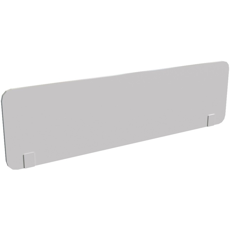 Изображение товара Экран к столу Steel 11814 белый/антрацит 1400х16х396 мм