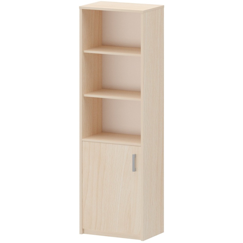 Изображение товара Шкаф-колонка Арго А-321 полузакрытый из ЛДСП цвета бук 560х370х2000 мм