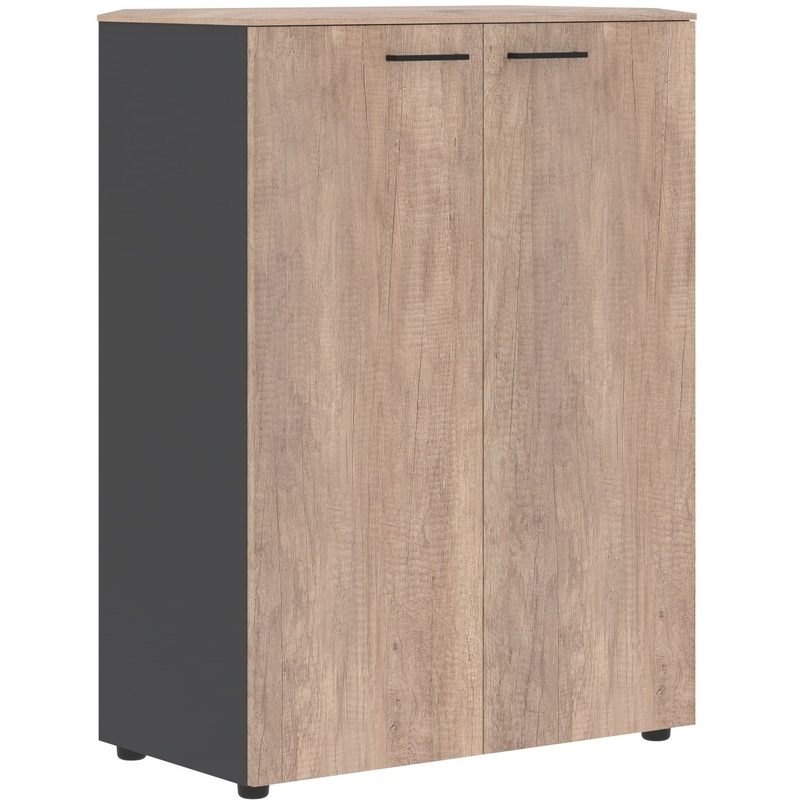 Изображение товара Шкаф для документов Jay JMC 85.1 дуб каньон антрацит 856х452х1184 мм