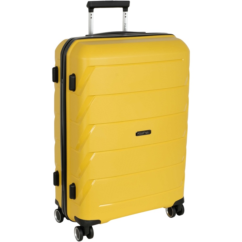 Изображение товара Чемодан Polar M 66 л из полипропилена жёлтый РР819