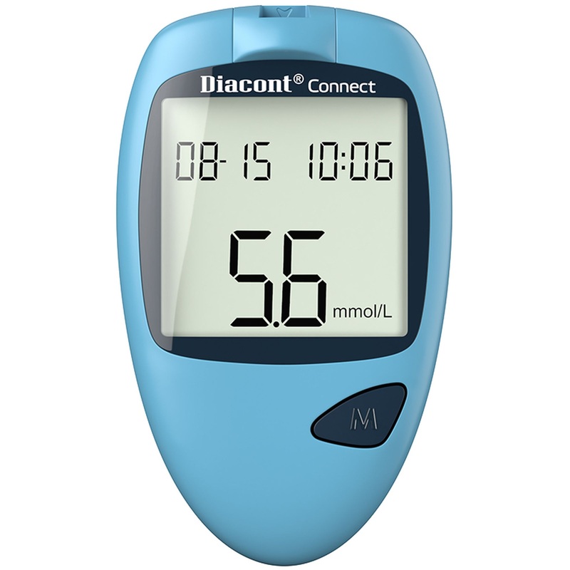 Изображение товара Глюкометр Diacont Connect с Bluetooth и памятью 1000 измерений