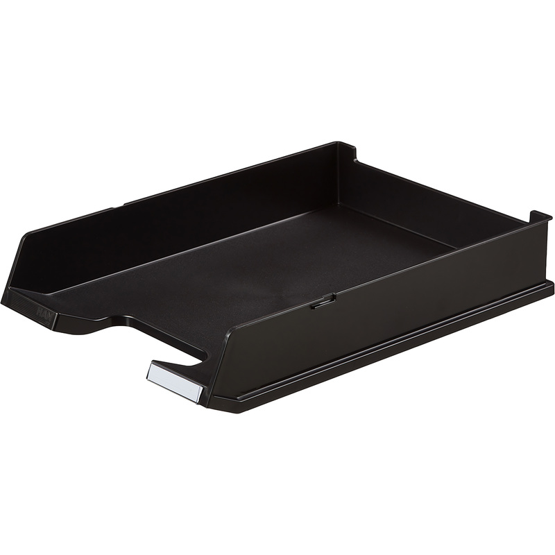 Изображение товара Лоток горизонтальный для бумаг Han пластиковый черный