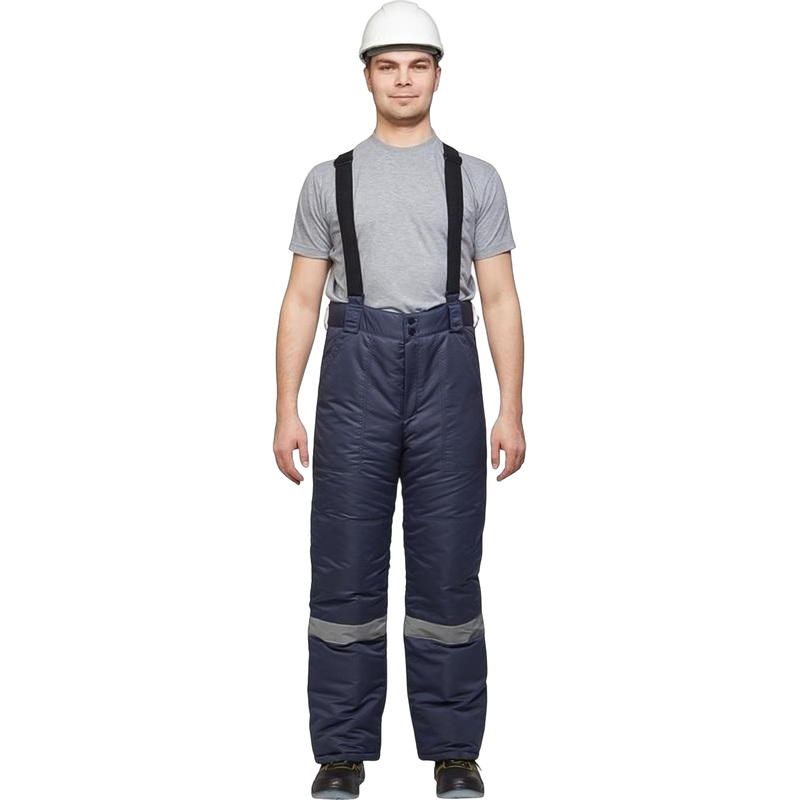 Изображение товара Зимние рабочие брюки мужские з28-БР из ткани таслан утепленные от пониженных температур