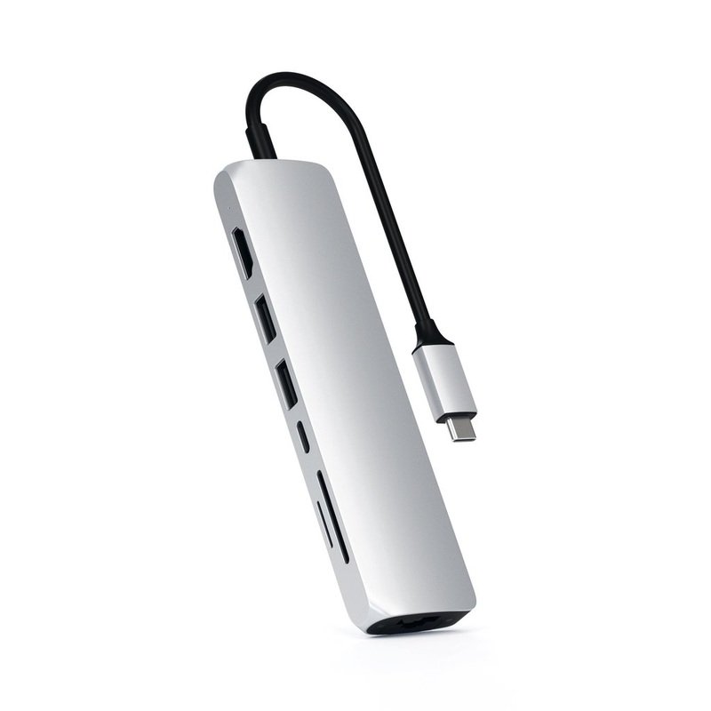 Изображение товара Док-станция Satechi ST-UCSMA3S с 4K HDMI и Ethernet USB-C адаптер Изображение товара Док-станция Satechi ST-UCSMA3S с 4K HDMI и Ethernet USB-C адаптер