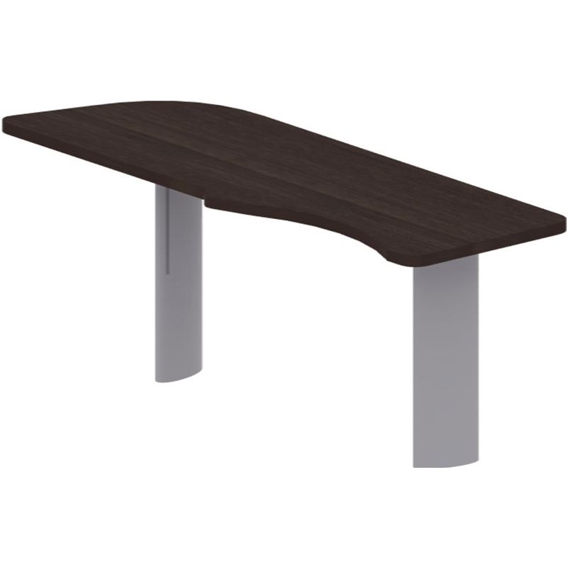 Изображение товара Брифинг-приставка к столам Форум ФР-2.4 правая венге/каштан