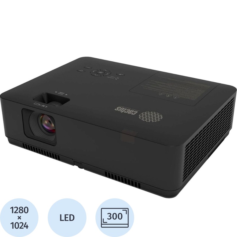 Изображение товара Проектор Cactus CS-S3.B Full HD 3LCD LED 4300 люмен офисный и образовательный