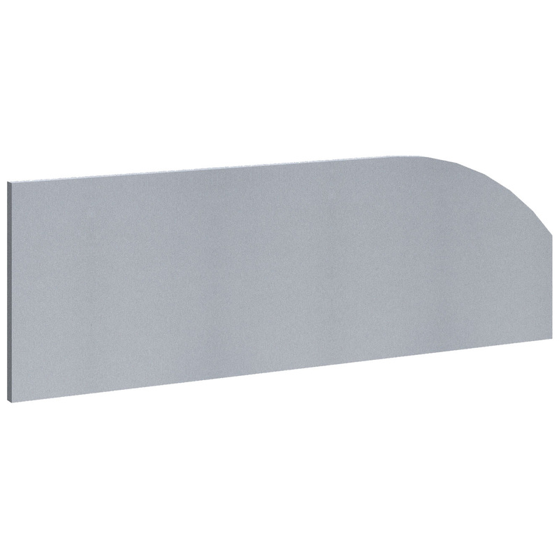 Изображение товара Экран для стола Imago с креплением фронтальным, металлик, 1400x450x18 мм