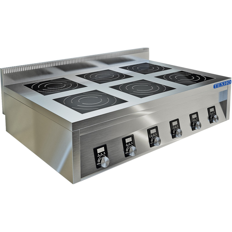Изображение товара Индукционная плита Техно-ТТ ИПП-610145 6 конфорок с стеклокерамической поверхностью