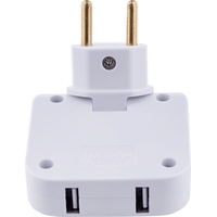 Разветвитель Старт С/А SA1/2 2USB 10/480 2 розетки + USB