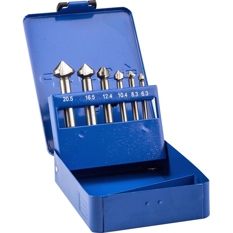 Изображение товара Набор зенкеров по металлу и пластику Зубр 6 предметов (29730-H6)