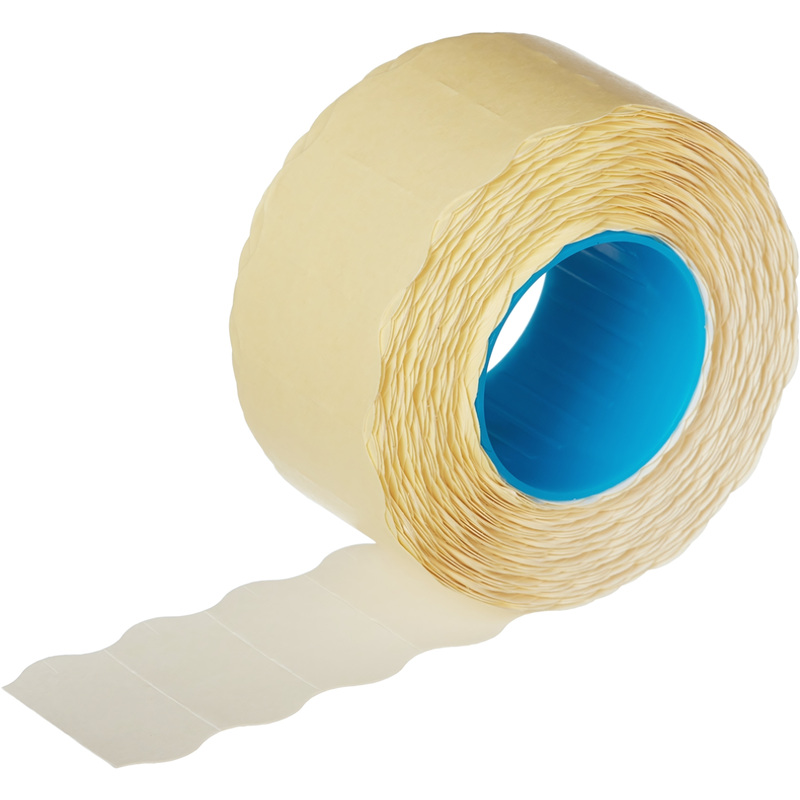 Изображение товара Этикет-лента волна белая 26х12 мм 10 рулонов по 1000 этикеток