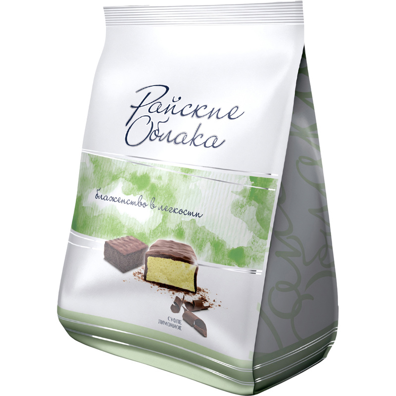 Изображение товара Конфеты шоколадные Райские облака суфле лимонное 200 г