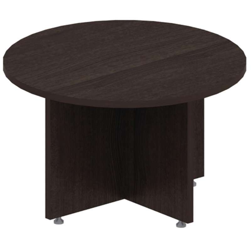 Изображение товара Стол для заседаний Форум/Статус круглый ФР-1.2.2 (венге/каштан, 1200х1200х750 мм)