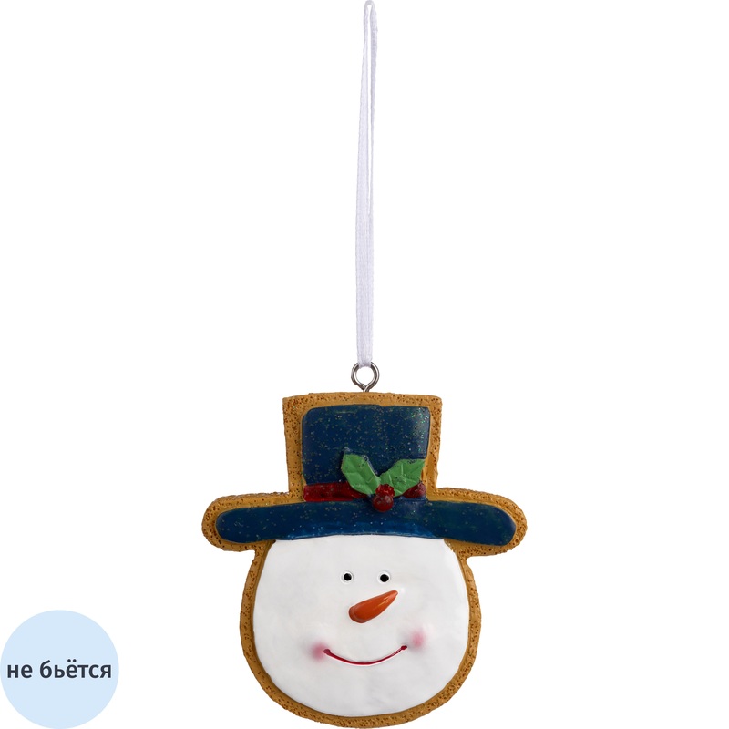 Изображение товара Ёлочная игрушка Magic Time снеговик 8 см полирезин