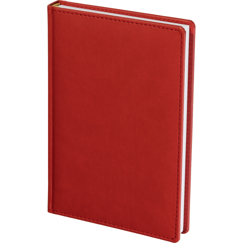Изображение товара Ежедневник недатированный Attache Сиам искусственная кожа А5 176 листов красный