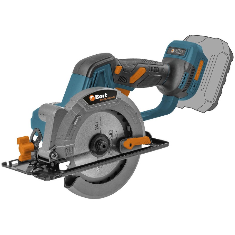 Изображение товара Циркулярная пила Bort BHK-18LI-125 Solo аккумуляторная без АКБ и ЗУ