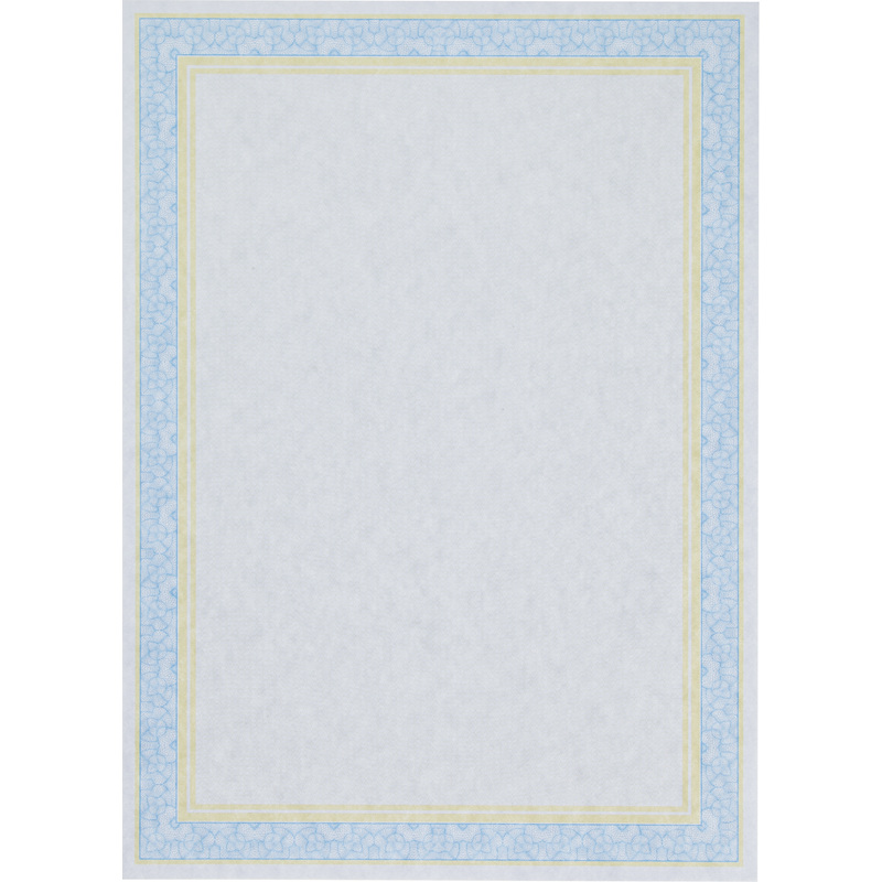 Изображение товара Сертификат-бумага А4 Attache бирюзовая/оранжевая 120 г/кв.м 50 листов