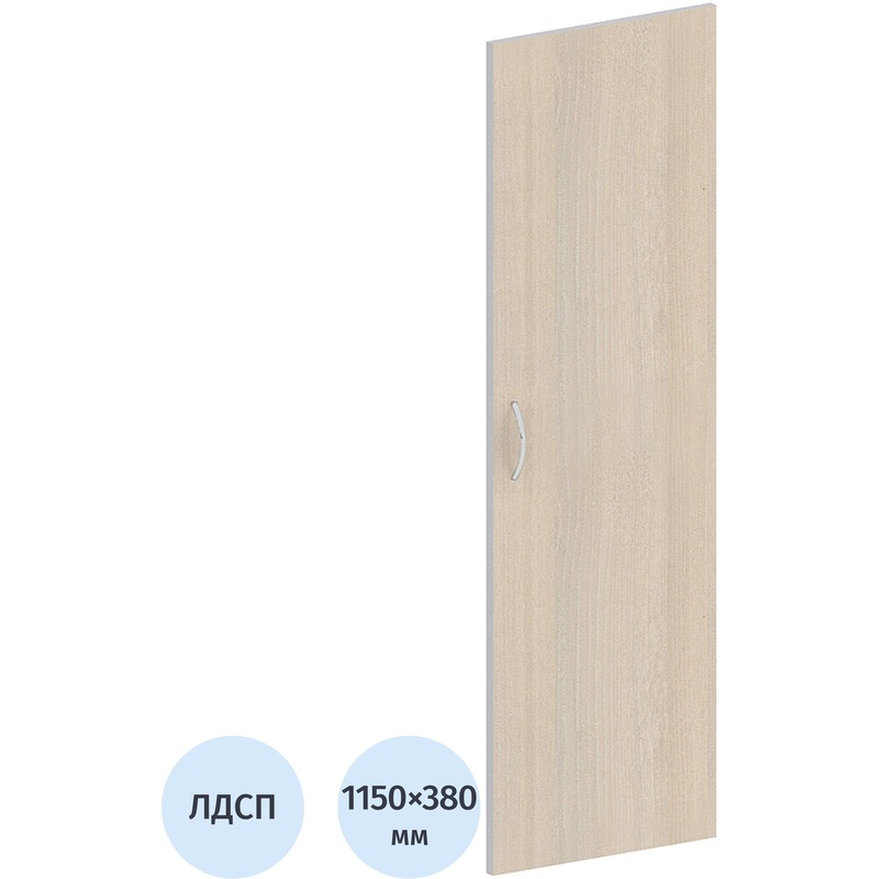 Изображение товара Дверь средняя Комус Мебель Easy ЛДСП 380х1150 мм