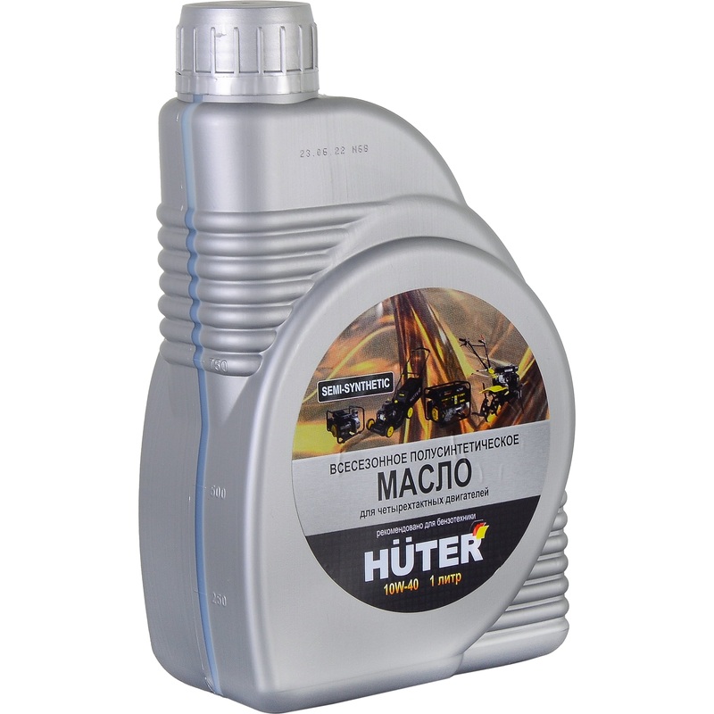 Изображение товара Масло HUTER 4-х тактное 10W-40, полусинтетическое, 1 литр
