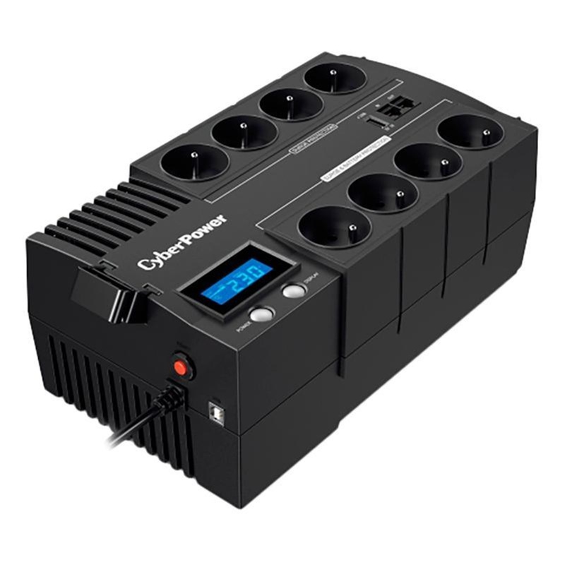Изображение товара Источник бесперебойного питания CyberPower BR1000ELCD 1000 ВА 600 Вт line-interactive