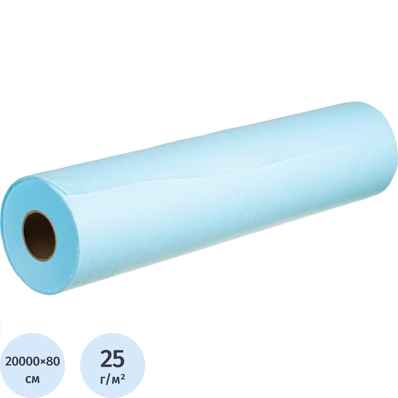 Изображение товара Одноразовая простыня Гекса нестерильная в рулоне 80 см x 200 м