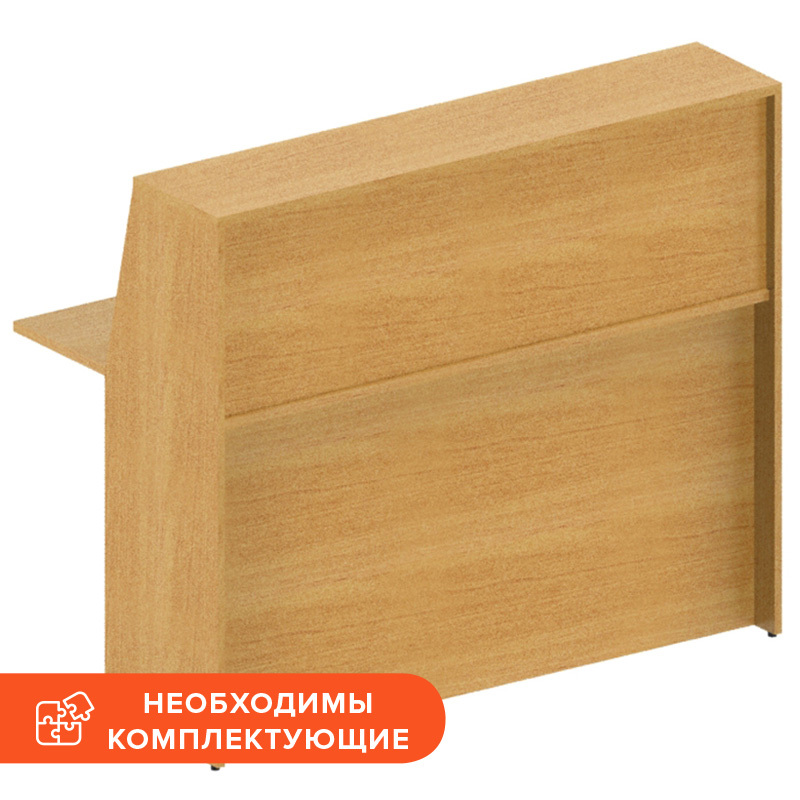 Изображение товара Модуль прямой Агат 1400 мм ольха для офисной мебели