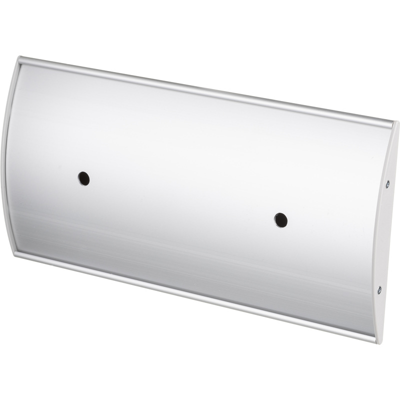 Изображение товара Настенная информационная табличка Комус 150x300мм серебристая