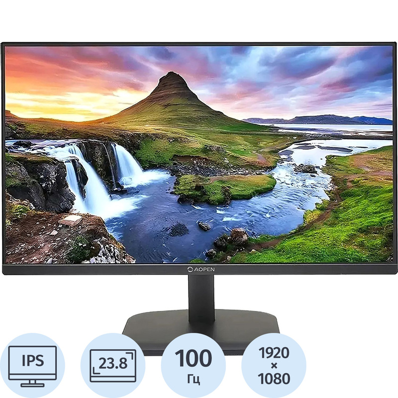 Изображение товара Монитор 23.8" AOpen UM.QC1EE.E01 черный