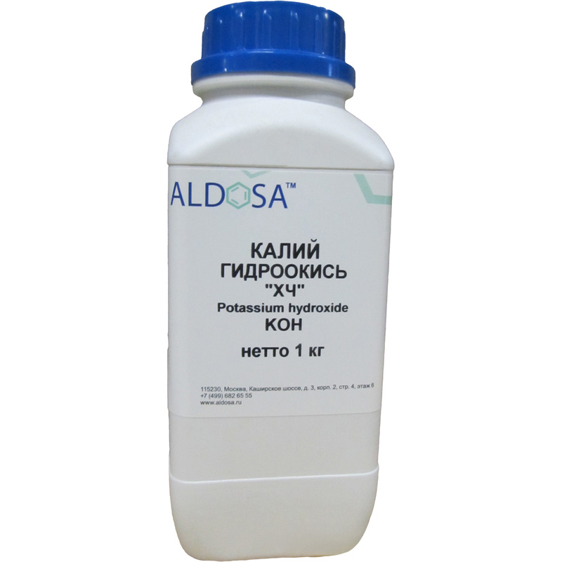 Изображение товара Калий гидроокись Альдоса ХЧ 1 кг - чистый реактив