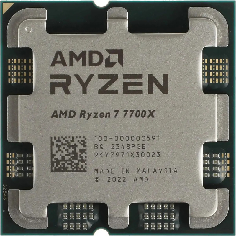 Изображение товара Процессор AMD Ryzen 7 7700X с 8 ядрами и 16 потоками