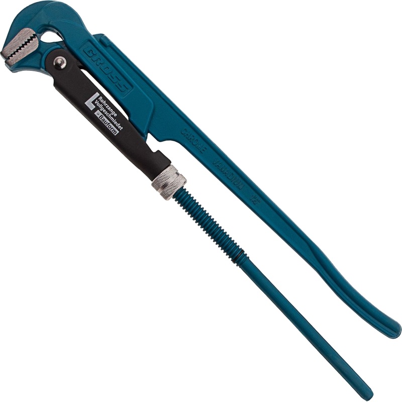 Изображение товара Ключ трубный (газовый) рычажный №2 Gross 1/2 дюйма тип L цельнокованый усиленный (15603)