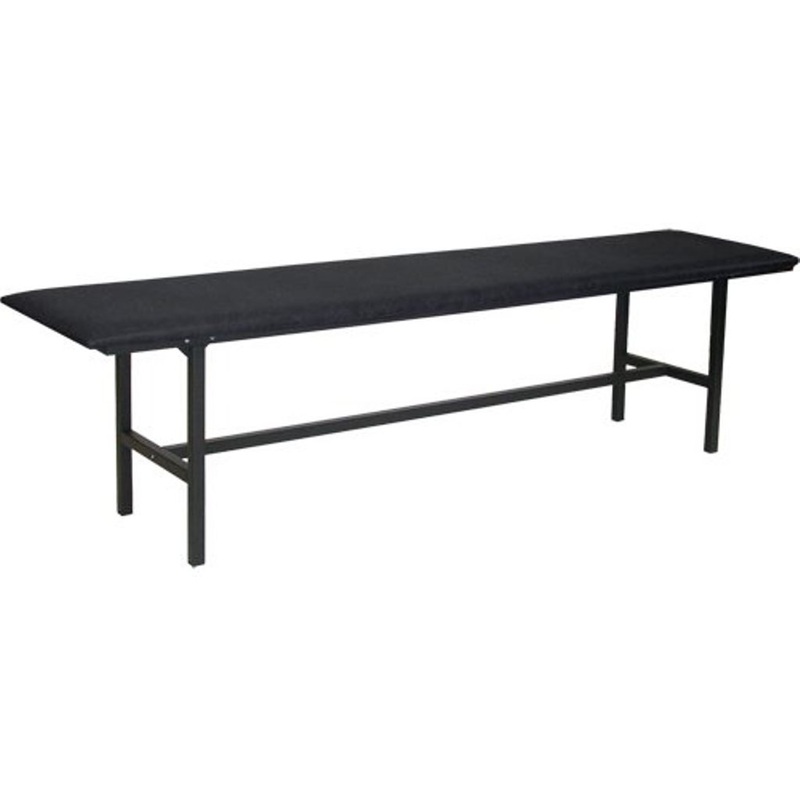 Изображение товара Банкетка четырехместная Берта БМ-4 разборная черная (искусственная кожа, 1800x430x475 мм)